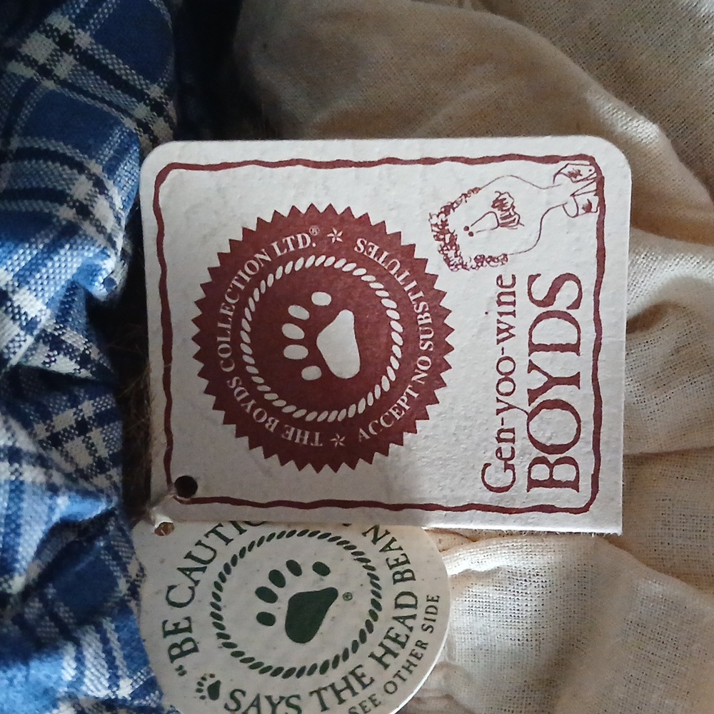 Boyds Bears T.J.'s Best Dressed Collection Muffin B. Bluebeary Style # 94693YC - Picture 5 of 6